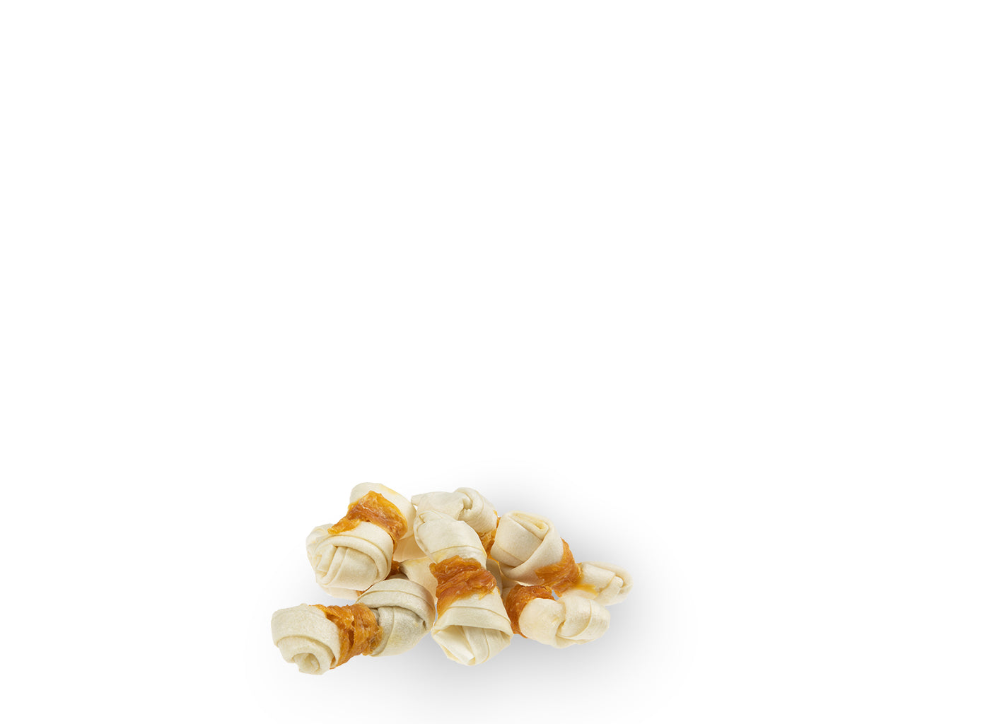 White Knotted Bone with Chicken 6.25 cm - 7.5 cm