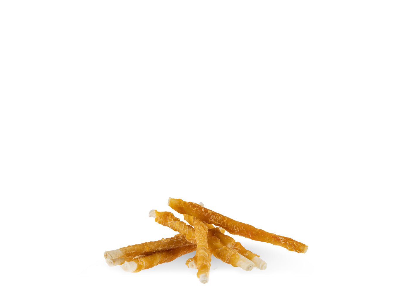 White Twisted Stick with Chicken, 30 pcs, 12.5 cm
