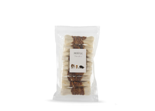 White Pressed Bone with Duck 12.35 cm