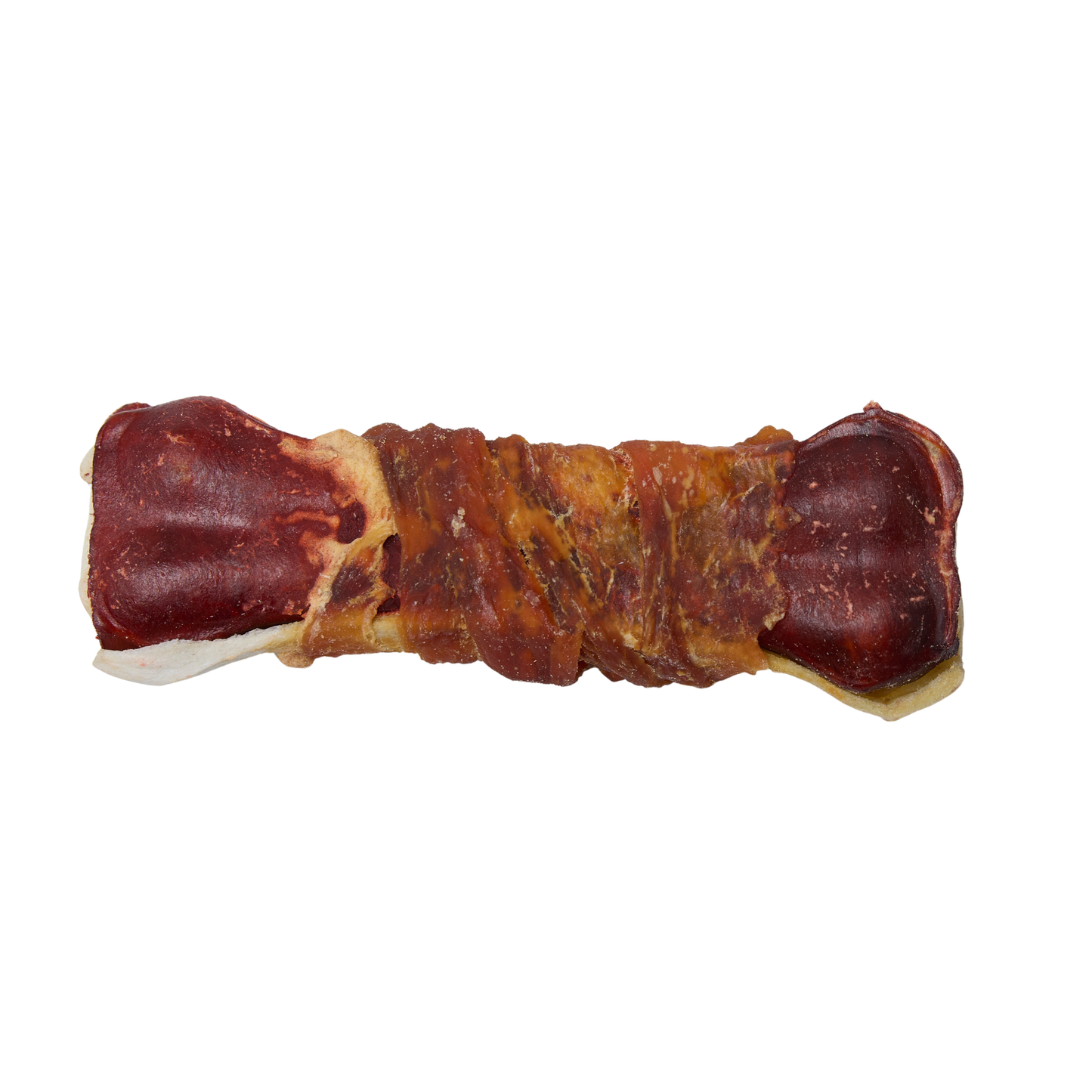 Multicolored pressed bone with chicken and beef, 20 pcs, 10 cm
