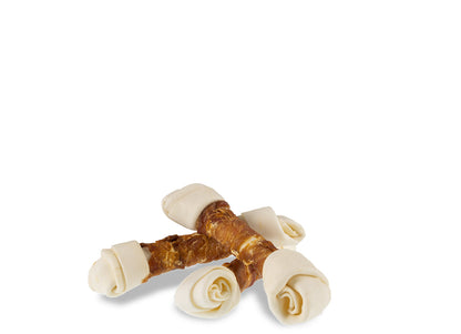 White Knotted Bone with Duck 20 cm - 21 cm