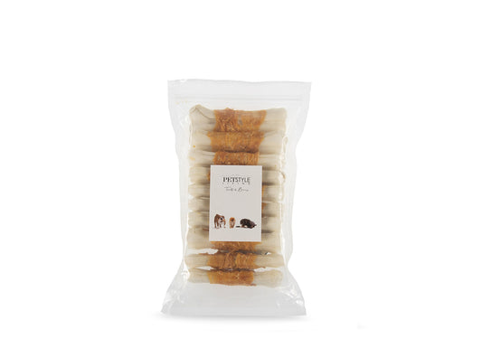 White Pressed Bone with Chicken 12.35 cm