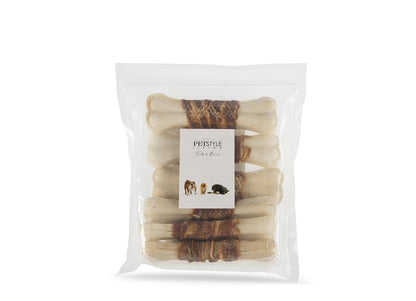 White Pressed Bone with Duck 16 cm