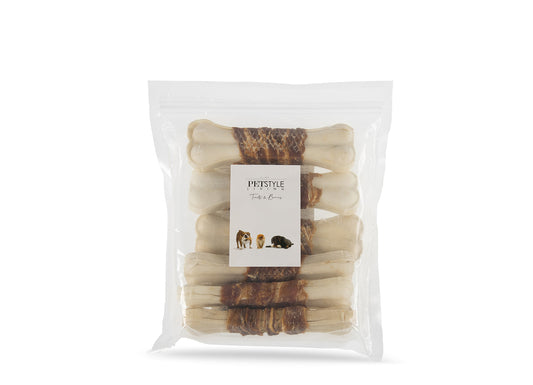 White Pressed Bone with Duck 16 cm