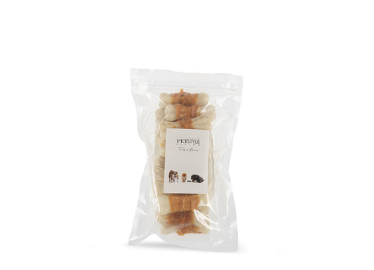White Pressed Bone with Chicken 10 cm