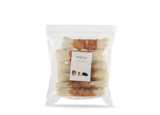 White Pressed Bone with Chicken 16 cm