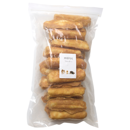 Puffed roll with chicken, 20 pcs, 15 cm