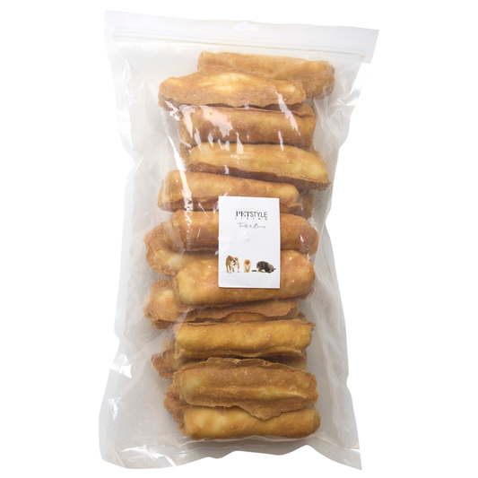 Puffed roll with chicken, 20 pcs, 15 cm